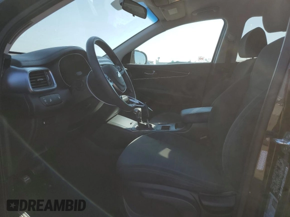 2019 Kia Sorento LX with VIN 5XYPGDA36KG574125, listed as a Copart auction lot 75682494 with 74,344 mi miles and Salvage Title. Bid and sale history available at DreamBid. Image 7.