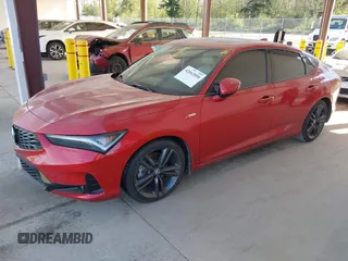 2023 Acura Integra w/A-Spec Package with VIN 19UDE4H3XPA017449, listed as a IAAI auction lot 42042050 with 37,062 mi miles and . Bid and sale history available at DreamBid. Image 2.