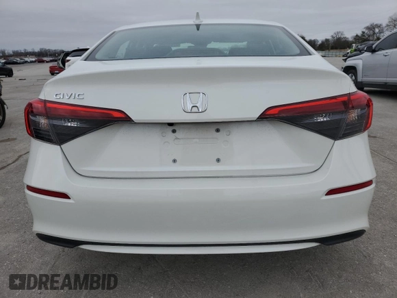 2023 Honda Civic Sedan EX with VIN 2HGFE1F7XPH321900, listed as a Copart auction lot 47931335 with 19,996 mi miles and Salvage Title. Bid and sale history available at carsss.com. Image 6.