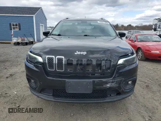 2019 Jeep Cherokee Latitude Plus with VIN 1C4PJMLB9KD191316, listed as a Copart auction lot 49441065 with 181,348 mi miles and Salvage Title. Bid and sale history available at carsss.com. Image 5.