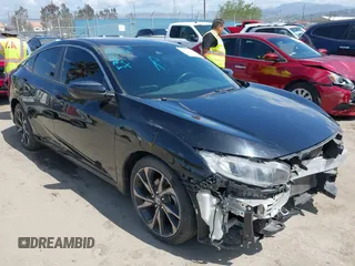 2020 Honda Civic Sedan Sport with VIN 2HGFC2F82LH593033, listed as a IAAI auction lot 41921409 with 20,614 mi miles. Bid and sale history available at carsss.com. Image 1.