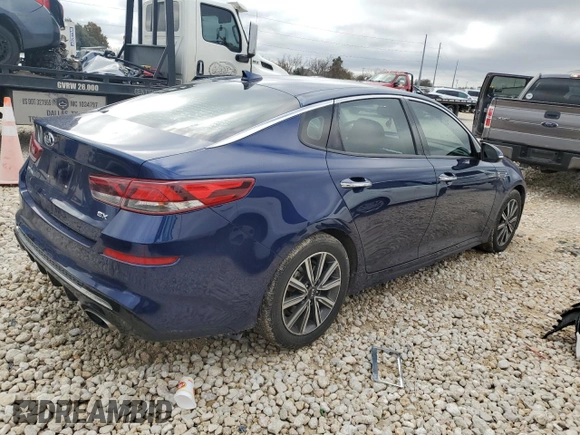 2020 Kia Optima EX Premium with VIN 5XXGU4L10LG400156, listed as a Copart auction lot 85522454 with 80,111 mi miles and Salvage Title. Bid and sale history available at carsss.com. Image 3.