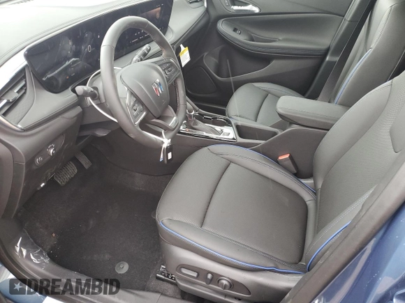 2025 Buick Encore GX Sport Touring with VIN KL4AMESLXSB197192, listed as a Copart auction lot 55429245 with 3 mi miles and Salvage title. Bid and sale history available at DreamBid. Image 7.