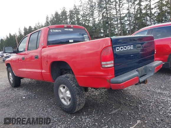 2000 Dodge Dakota Sport with VIN 1B7GG2ANXYS752594, listed as a IAAI auction lot 41671257 with 282,086 mi miles and . Bid and sale history available at carsss.com. Image 3.