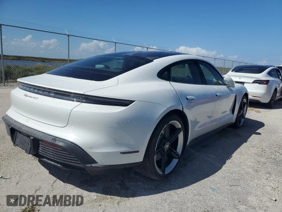 2024 Porsche Taycan 4S with VIN WP0AB2Y18RSA35364, listed as a Copart auction lot 73881604 with 1,538 mi miles and Non repairable. Bid and sale history available at DreamBid. Image 3.