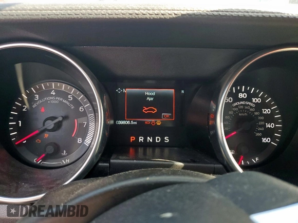 2022 Ford Mustang EcoBoost with VIN 1FA6P8TH8N5129965, listed as a Copart auction lot 59307485 with 39,806 mi miles and Salvage title. Bid and sale history available at DreamBid. Image 9.