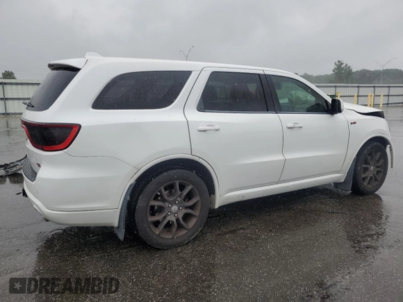 2017 Dodge Durango R/T with VIN 1C4SDHCT1HC609691, listed as a Copart auction lot 59433395 with 124,502 mi miles and Salvage title. Bid and sale history available at DreamBid. Image 3.