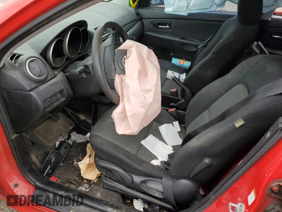 2009 Mazda Mazda3 i Touring Value with VIN JM1BK32F091187611, listed as a Copart auction lot 46657475 with 0 mi miles and Salvage Title. Bid and sale history available at carsss.com. Image 7.