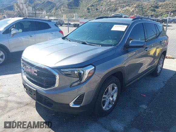 2020 GMC Terrain SLE with VIN 3GKALMEV0LL110856, listed as a IAAI auction lot 42110806 with 54,663 mi miles and . Bid and sale history available at carsss.com. Image 17.