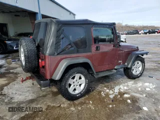 2001 Jeep Wrangler SE with VIN 1J4FA29P91P308872, listed as a Copart auction lot 45676435 with 179,486 mi miles and Salvage Title. Bid and sale history available at carsss.com. Image 3.