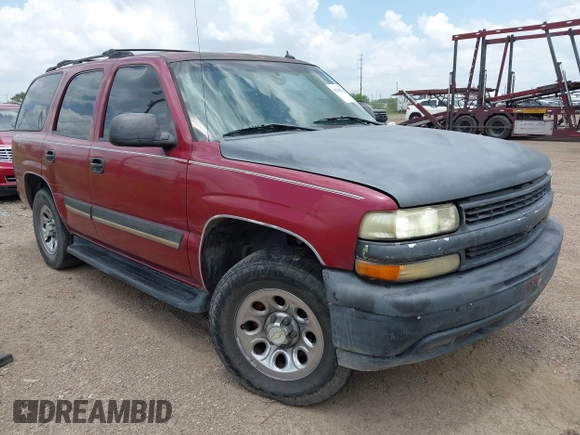 2005 Chevrolet Tahoe LS with VIN 1GNEC13V95R172502, listed as a IAAI auction lot 42565340 with 265,841 mi miles and . Bid and sale history available at DreamBid. Image 1.