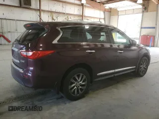 2014 Infiniti QX60 with VIN 5N1AL0MM2EC529623, listed as a Copart auction lot 49823425 with 81,327 mi miles and Salvage Title. Bid and sale history available at DreamBid. Image 3.