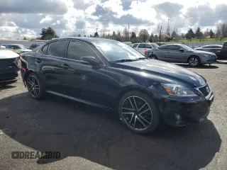 2012 Lexus IS 250 with VIN JTHCF5C22C5060552, listed as a Copart auction lot 48714725 with 138,583 mi miles and Salvage Title. Bid and sale history available at DreamBid. Image 4.