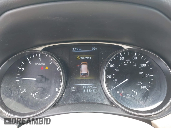 2015 Nissan Rogue SL with VIN 5N1AT2MV0FC822619, listed as a IAAI auction lot 42127713 with 138,825 mi miles and . Bid and sale history available at carsss.com. Image 7.