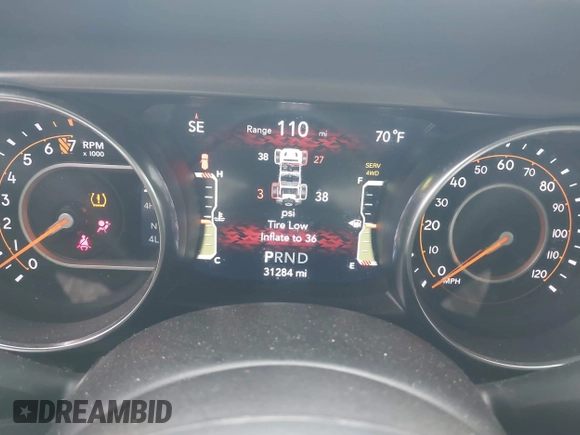2021 Jeep Wrangler Unlimited Sport S with VIN 1C4HJXDG1MW850478, listed as a IAAI auction lot 42263715 with 31,284 mi miles and . Bid and sale history available at DreamBid. Image 15.