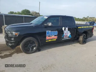 2019 Ram 1500 Big Horn z VIN 1C6RREFT0KN701114, wystawiony jako Copart lot #59080665 z przebiegiem 124 445 mil mil oraz Tytuł czysty. Historia ofert i sprzedaży dostępna na DreamBid. Obrazek 1.