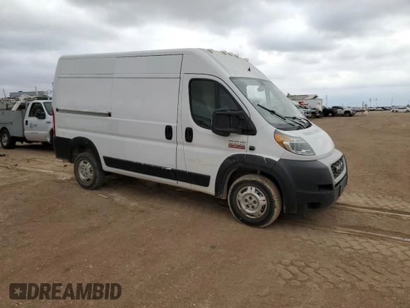 2019 Ram ProMaster Cargo with VIN 3C6TRVCG3KE509798, listed as a Copart auction lot 75302784 with 254,796 mi miles and Salvage Title. Bid and sale history available at DreamBid. Image 4.