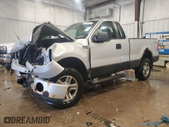 2008 Ford F-150 XL with VIN 1FTRF14W48KD13417, listed as a Copart auction lot 87728275 with 0 mi miles and Non Repairable. Bid and sale history available at carsss.com. Image 1.