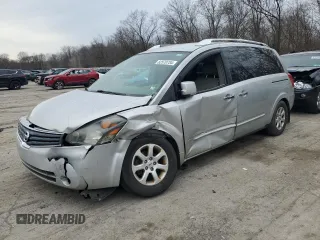 2009 Nissan Quest S with VIN 5N1BV28U99N106407, listed as a Copart auction lot 82570734 with 140,772 mi miles and Salvage Title. Bid and sale history available at carsss.com. Image 1.
