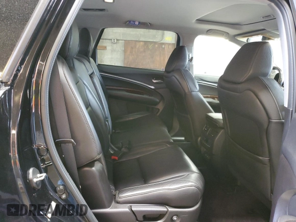 2017 Acura MDX Technology with VIN 5FRYD4H52HB016419, listed as a Copart auction lot 59323645 with 106,206 mi miles and Salvage title. Bid and sale history available at DreamBid. Image 11.