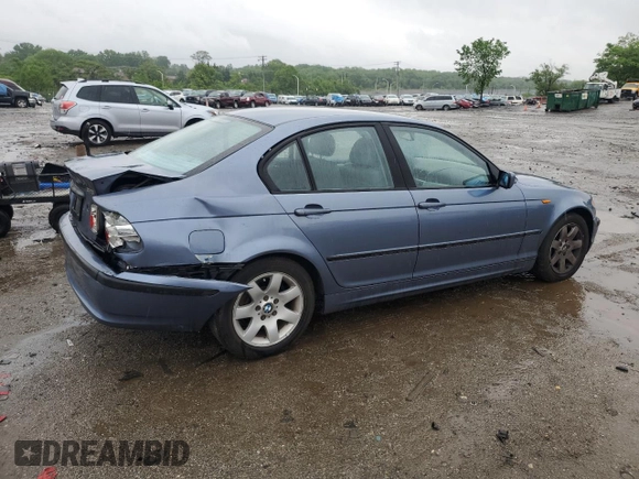 2002 BMW 3 Series 325i z VIN WBAEV33422KL76629, wystawiony jako Copart lot #55830295 z przebiegiem Nie podano mil oraz Szkody całkowita. Historia ofert i sprzedaży dostępna na DreamBid. Obrazek 3.