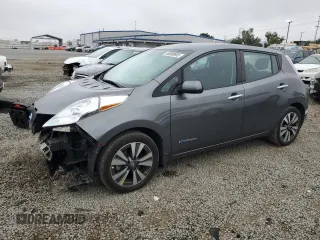 2016 Nissan LEAF S z VIN 1N4BZ0CP8GC314727, wystawiony jako Copart lot #58508905 z przebiegiem 57 539 mil mil oraz Szkoda całkowita • Salvage title. Historia ofert i sprzedaży dostępna na DreamBid. Obrazek 1.