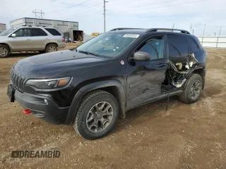 2020 Jeep Cherokee Trailhawk Elite with VIN 1C4PJMBN1LD533239, listed as a Copart auction lot 46364644 with 35,056 mi miles and . Bid and sale history available at DreamBid. Image 1.