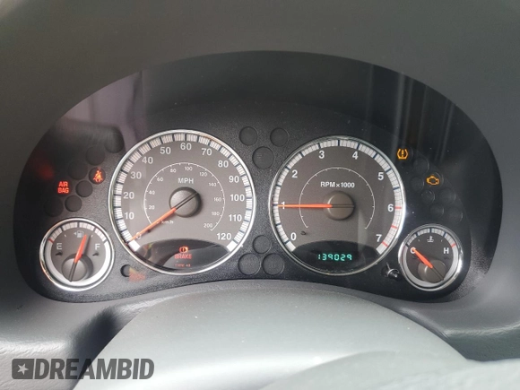 2005 Jeep Liberty Limited with VIN 1J8GL58K95W626135, listed as a Copart auction lot 62743495 with 139,029 mi miles and Salvage title. Bid and sale history available at DreamBid. Image 9.