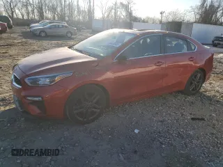 2019 Kia Forte EX with VIN 3KPF54AD5KE059253, listed as a Copart auction lot 46443545 with 82,440 mi miles and Salvage Title. Bid and sale history available at carsss.com. Image 1.