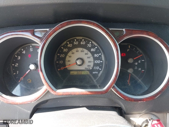 2005 Toyota 4Runner SR5 with VIN JTEZU14RX50057755, listed as a IAAI auction lot 41679681 with 308,114 mi miles. Bid and sale history available at carsss.com. Image 7.