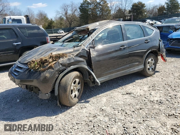 2014 Honda CR-V LX with VIN 5J6RM4H31EL018749, listed as a Copart auction lot 49342665 with 0 mi miles and Salvage Title. Bid and sale history available at carsss.com. Image 1.