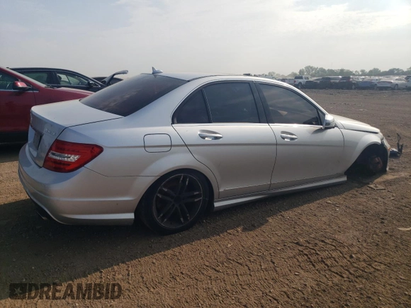 2012 Mercedes-Benz C 300 Sport with VIN WDDGF8BBXCA602273, listed as a Copart auction lot 60794125 with 233,256 mi miles and Clean title. Bid and sale history available at DreamBid. Image 3.