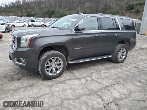 2019 GMC Yukon SLE with VIN 1GKS2AKC6KR140010, listed as a Copart auction lot 81692174 with 155,763 mi miles and Salvage Title. Bid and sale history available at carsss.com. Image 1.