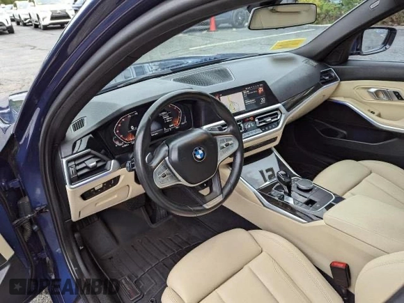 2021 BMW 3 Series 330i xDrive with VIN WBA5R7C05MFL07XXX, listed as a Copart auction lot 48625465 with 33,325 mi miles and Clean Title. Bid and sale history available at carsss.com. Image 10.