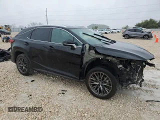 2022 Lexus RX with VIN 2T2YZMDA6NC343309, listed as a Copart auction lot 50161385 with 37,728 mi miles and Salvage Title. Bid and sale history available at carsss.com. Image 4.