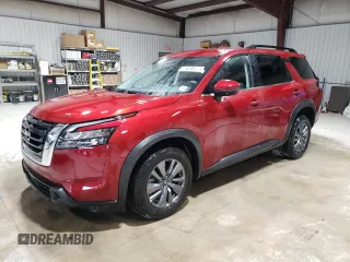 2024 Nissan Pathfinder SV with VIN 5N1DR3BC8RC286672, listed as a Copart auction lot 59161595 with 15,962 mi miles and Clean title. Bid and sale history available at DreamBid. Image 1.