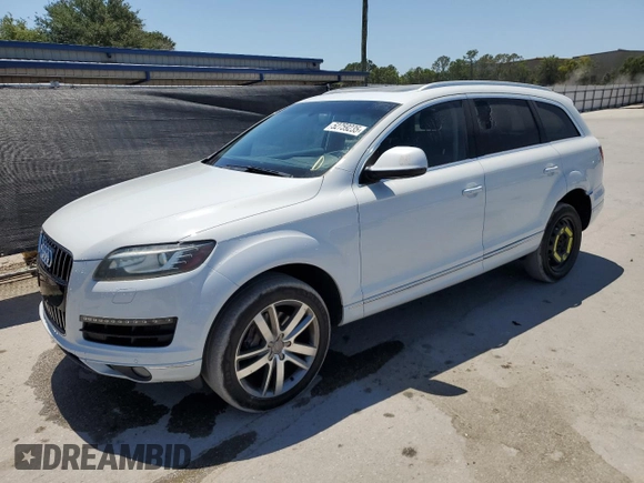 2013 Audi Q7 3.0L TDI Premium Plus with VIN WA1LMAFE7DD002766, listed as a Copart auction lot 52759235 with 184,670 mi miles and Clean Title. Bid and sale history available at carsss.com. Image 1.