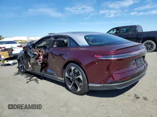 2023 Lucid Air Grand Touring z VIN 50EA1GBA1PA009192, wystawiony jako Copart lot #68173714 z przebiegiem 6 021 mil mil oraz Szkoda całkowita • Salvage title. Historia ofert i sprzedaży dostępna na DreamBid. Obrazek 2.