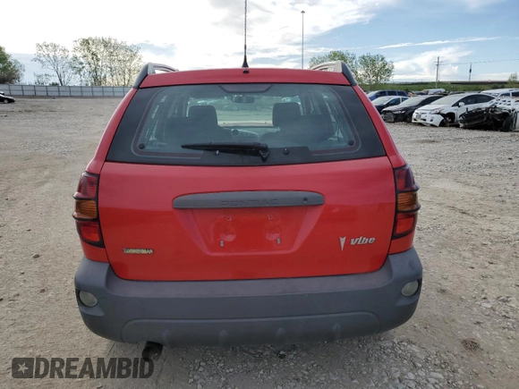 2006 Pontiac Vibe with VIN 5Y2SL65866Z422263, listed as a Copart auction lot 80746104 with 108,748 mi miles and Clean title. Bid and sale history available at DreamBid. Image 6.