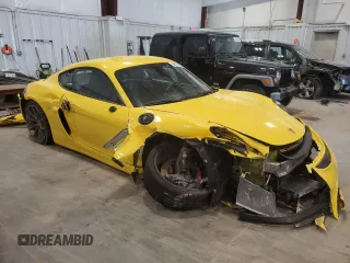 2016 Porsche Cayman GT4 с VIN WP0AC2A87GK197405, выставлен на аукционе Copart как лот 56821184 с пробегом 23 252 миль миль и Чистый • Clean title. История ставок и продаж доступна на DreamBid. Изображение 4.