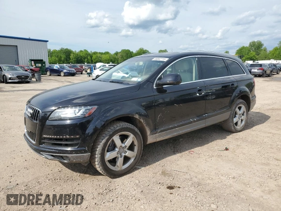 2013 Audi Q7 Premium Plus with VIN WA1LGAFE9DD008916, listed as a Copart auction lot 58062715 with 75,070 mi miles and Salvage title. Bid and sale history available at DreamBid. Image 1.