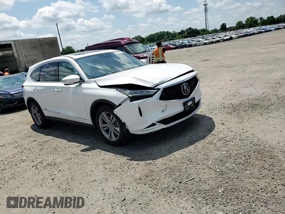 2023 Acura MDX with VIN 5J8YE1H35PL030565, listed as a Copart auction lot 55512284 with 3,977 mi miles and Salvage Title. Bid and sale history available at carsss.com. Image 11.