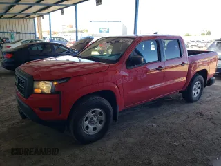 2022 Nissan Frontier S with VIN 1N6ED1EK5NN670872, listed as a Copart auction lot 71964864 with 27,733 mi miles and Salvage Title. Bid and sale history available at carsss.com. Image 1.