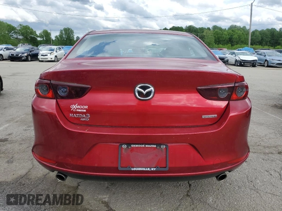2019 Mazda 3 Select with VIN JM1BPBAM1K1118251, listed as a Copart auction lot 55162195 with 58,937 mi miles and Salvage title. Bid and sale history available at DreamBid. Image 6.