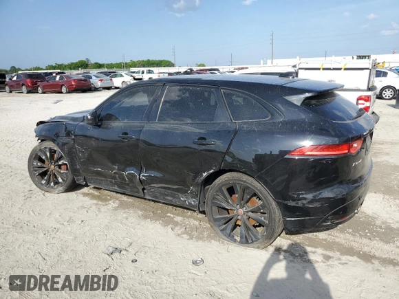 2019 Jaguar F-Pace S with VIN SADCM2FV2KA394392, listed as a Copart auction lot 51222765 with Not Provided miles and Clean Title. Bid and sale history available at DreamBid. Image 2.