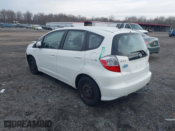 2013 Honda Fit with VIN JHMGE8H39DC005052, listed as a IAAI auction lot 41008236 with 124,874 mi miles. Bid and sale history available at carsss.com. Image 3.