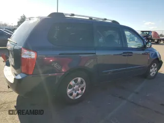 2007 Kia Sedona EX with VIN KNDMB233476174299, listed as a Copart auction lot 83980974 with 204,515 mi miles and Salvage Title. Bid and sale history available at DreamBid. Image 3.