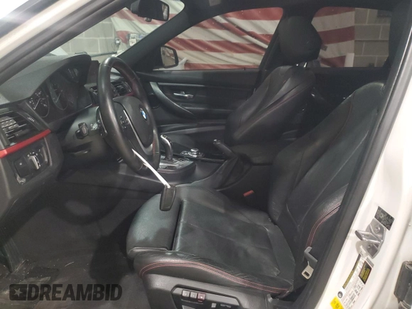 2013 BMW 3 Series 335i with VIN WBA3A9G51DNP36712, listed as a Copart auction lot 52407465 with 117,972 mi miles and Salvage title. Bid and sale history available at DreamBid. Image 7.