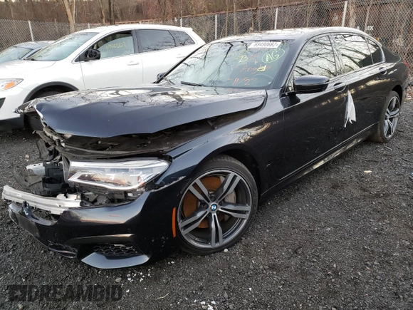 2016 BMW 7 Series 750i xDrive with VIN WBA7F2C53GG416736, listed as a Copart auction lot 69490682 with 62,148 mi miles. Bid and sale history available at carsss.com. Image 1.