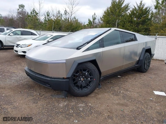 2024 Tesla Cybertruck with VIN 7G2CEHED6RA042416, listed as a IAAI auction lot 41324245 with 332 mi miles. Bid and sale history available at carsss.com. Image 2.